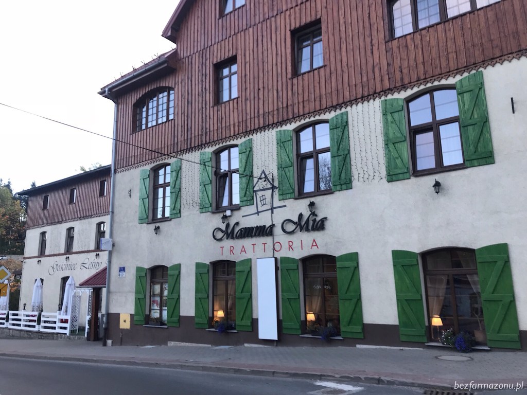 Włoska nuta w Karkonoszach – Trattoria Mamma Mia / Leśny Dwór – KARPACZ – ul.&nbsp;Karkonoska