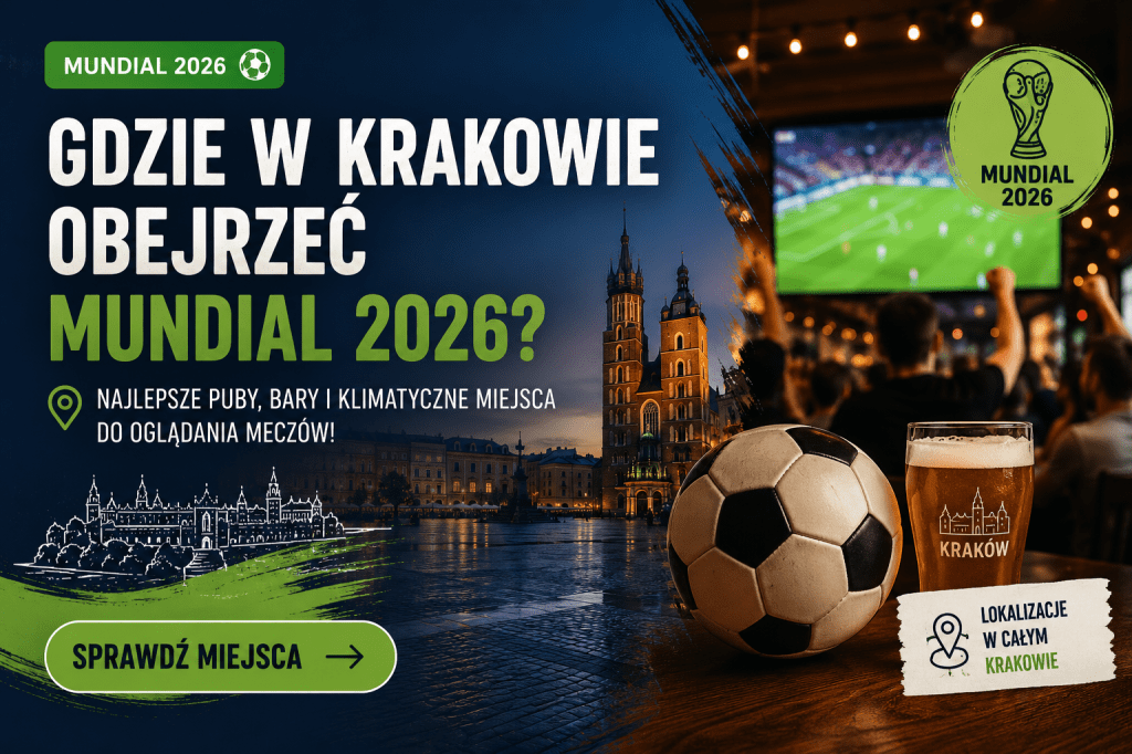 Gdzie w KRAKOWIE obejrzeć mecze Mistrzostw Świata 2026 czyli te większe i te mniejsze strefy kibica na&nbsp;Mundial.