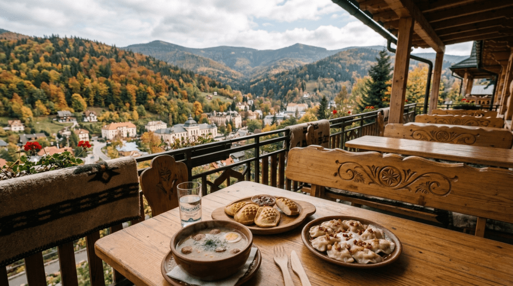 Beskid Sądecki i KRYNICA ZDRÓJ – gdzie zjeść po górskich&nbsp;wycieczkach.
